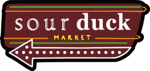 sour duck neon logo